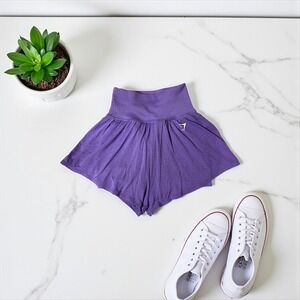 Gymshark Sport Shorts Purple Workout Running High Waist Athletic Apparel 2-XS